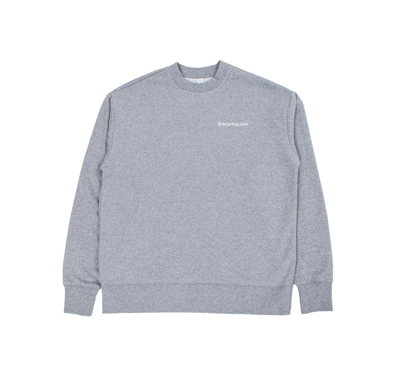 Shuffle Crewneck - Grey - 1grycrewfrontflat