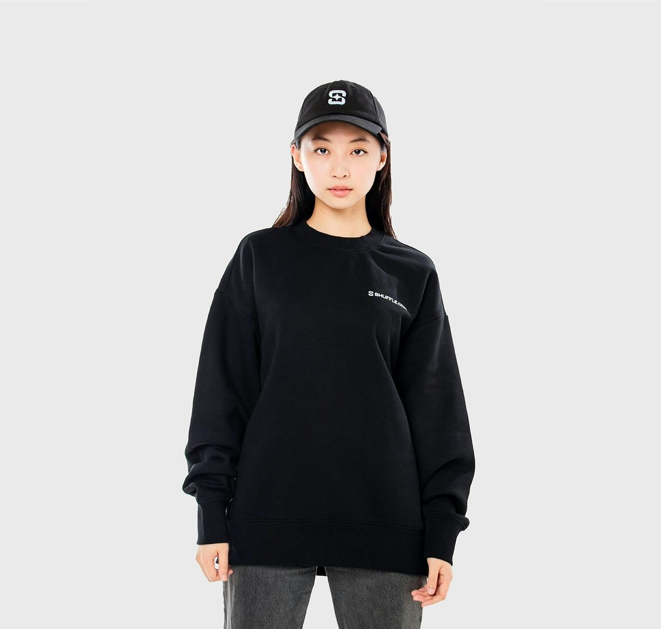 Shuffle Crewneck - Black - bc2