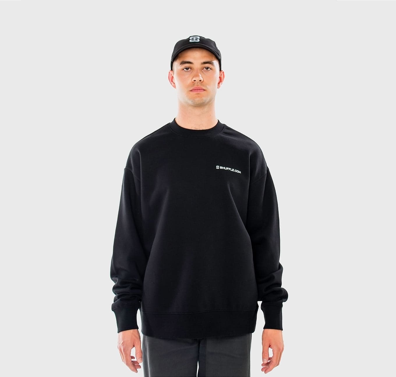 Shuffle Crewneck - Black - bc4