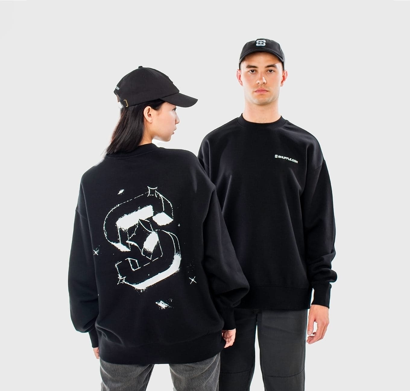 Shuffle Crewneck - Black - bc6